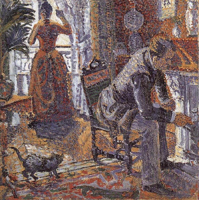 Paul Signac Study of Sunday oil painting picture